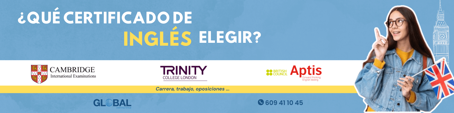 1 qué certificado de inglés elegir. Cambridge,trinity, aptis